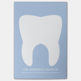 Zahnarzt-Büro-persönlicher Notizblock