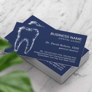 Zahnarzt Clean Tooth Berufliche Zahnarztnacht Terminkarte