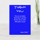 Zahnarzt danke Karten (Vorderseite)