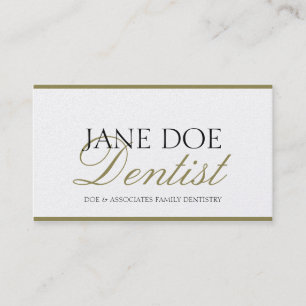 Zahnarzt DDS Visitenkarte