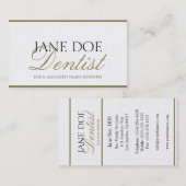 Zahnarzt DDS Visitenkarte (Vorne/Hinten)