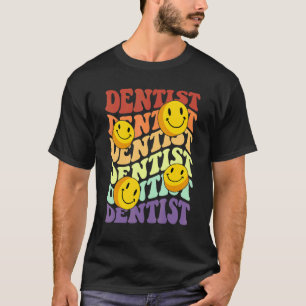 Zahnarzt Dentalhygienikerin Assistentin Retro-Läch T-Shirt
