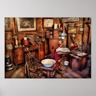 Zahnarzt - Der Arzt wird bald bei Ihnen sein Poster