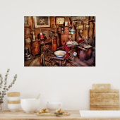 Zahnarzt - Der Arzt wird bald bei Ihnen sein Poster (Küche)