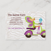 Zahnarzt-Empfehlungs-Karten-Roller-niedliche Fee Empfehlungskarte (Rückseite)