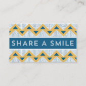 Zahnarzt-Empfehlungs-Visitenkarte Empfehlungskarte (Rückseite)