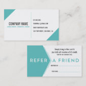 Zahnarzt-Empfehlungs-Visitenkarte Empfehlungskarte (Vorne/Hinten)