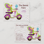 Zahnarzt-Erinnerungs-Karten-Roller-niedliche Fee Terminkarte (Vorne/Hinten)