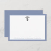 Zahnarzt | Flache Mitteilungskarte (Vorne/Hinten)