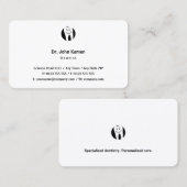 Zahnarzt| Füllstand Visitenkarte (Vorne/Hinten)