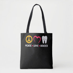 Zahnarzt Funny Orthodontist Liebe Braces Tasche