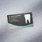 Zahnarzt für Carbon Fiber Steel Tooth Magnetische Visitenkarte (Beispiel)