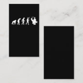 Zahnarzt für Evolution mit Zahnarzt Visitenkarte (Vorne/Hinten)