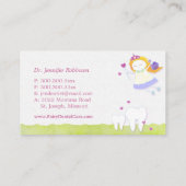 Zahnarzt für Kinder Visitenkarte (Rückseite)