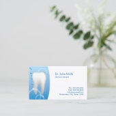 Zahnarzt für Zahnheilkunde Terminkarte (Stehend Vorderseite)