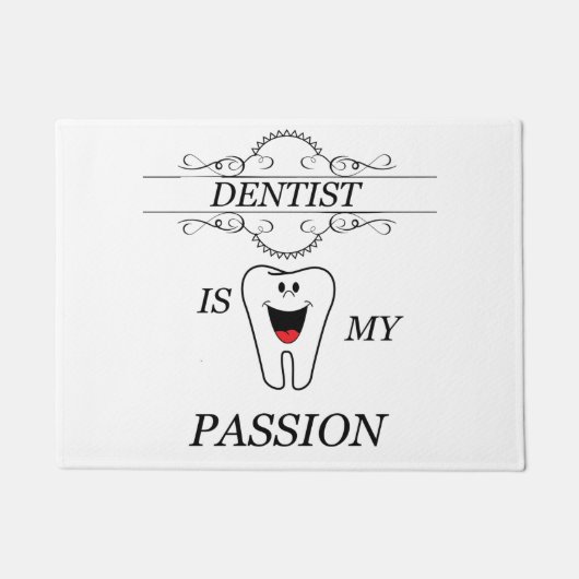 Zahnarzt Fußmatte (Vorderseite)