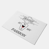 Zahnarzt Fußmatte (Schrägansicht)