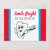 Zahnarzt Geburtstagskarte Postkarte (Vorderseite)