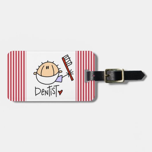 Zahnarzt Gepäckanhänger (Vorderseite horizontal)