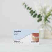 Zahnarzt-Geschäft Cards_2 Terminkarte (Stehend Vorderseite)