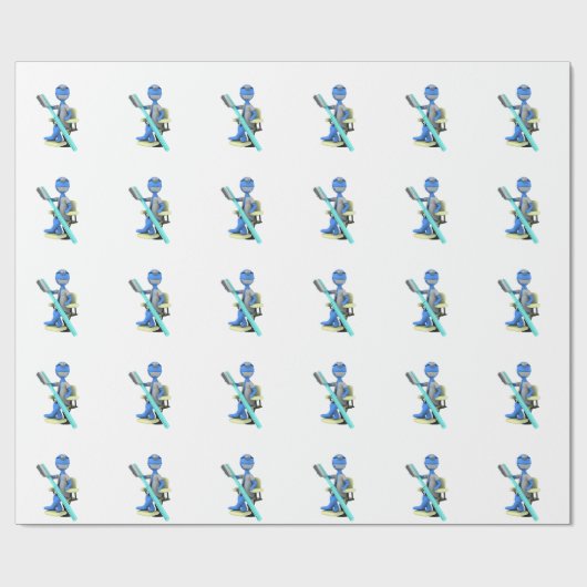 Zahnarzt Geschenkpapier (Flach)