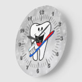 Zahnarzt Große Wanduhr (Winkel)