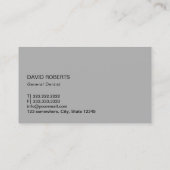 Zahnarzt-großes Lächeln-beruflicher Zahnpflege Visitenkarte (Rückseite)