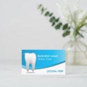 Zahnarzt - Helle Tooth - Moderne Zahnmedizin Visitenkarte (Stehend Vorderseite)