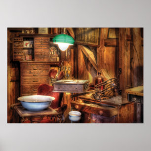 Zahnarzt - im Büro des Zahnarztes Poster