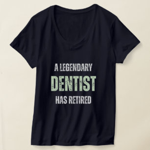 Zahnarzt im Ruhestand Lustiges Vintage-Geschenk zu T-Shirt