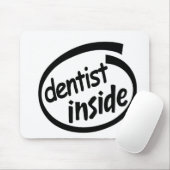 Zahnarzt innen mousepad (Mit Mouse)