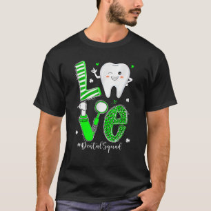 Zahnarzt Irish Tooth Liebe Hygienic Pa T-Shirt