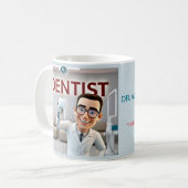 "ZAHNARZT" KAFFEETASSE (Vorderseite Links)