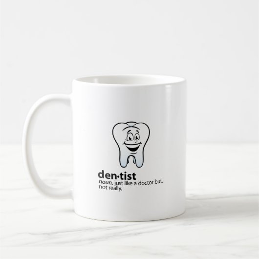 Zahnarzt Kaffeetasse (Links)