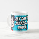 Zahnarzt Kaffeetasse (Vorderseite Links)