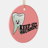 Zahnarzt Keramik Ornament (Rechts)