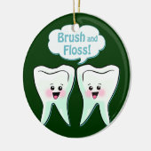 Zahnarzt Keramik Ornament (Links)