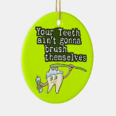 Zahnarzt Keramik Ornament (Rechts)