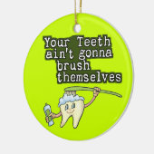 Zahnarzt Keramik Ornament (Links)