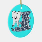 Zahnarzt Keramik Ornament (Rechts)