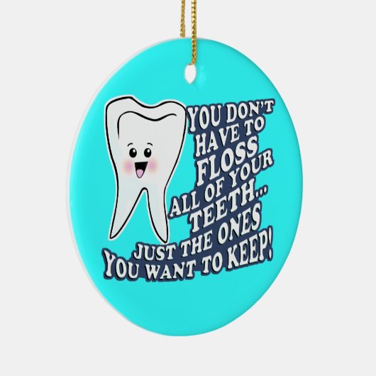 Zahnarzt Keramik Ornament (Rechts)