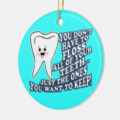 Zahnarzt Keramik Ornament (Links)