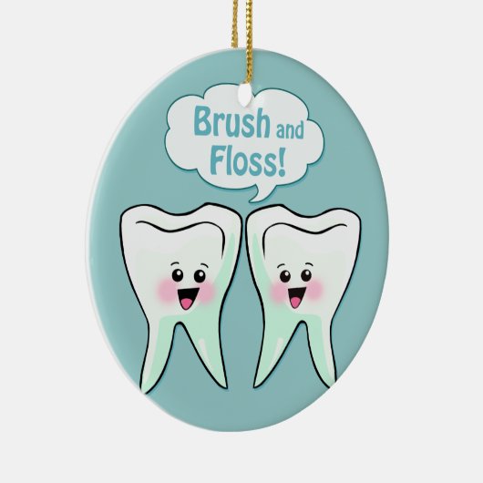 Zahnarzt Keramik Ornament (Rechts)