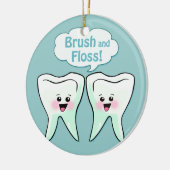 Zahnarzt Keramik Ornament (Links)