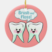 Zahnarzt Keramik Ornament (Hinten)