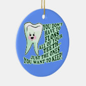 Zahnarzt Keramik Ornament (Rechts)