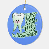 Zahnarzt Keramik Ornament (Links)