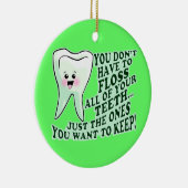 Zahnarzt Keramikornament (Rechts)