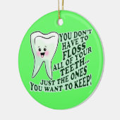 Zahnarzt Keramikornament (Links)