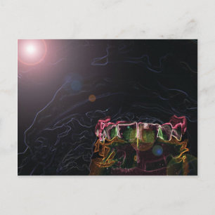 Zahnarzt-Kieferkarte Postkarte